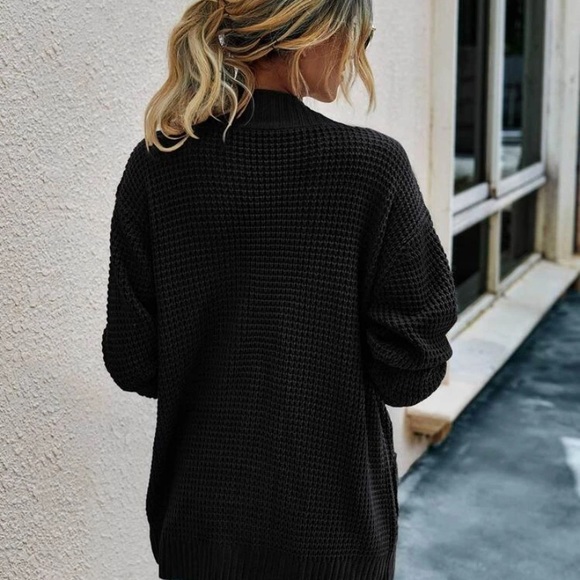 Pocket Open Front Cardigan - Picture 4 of 5